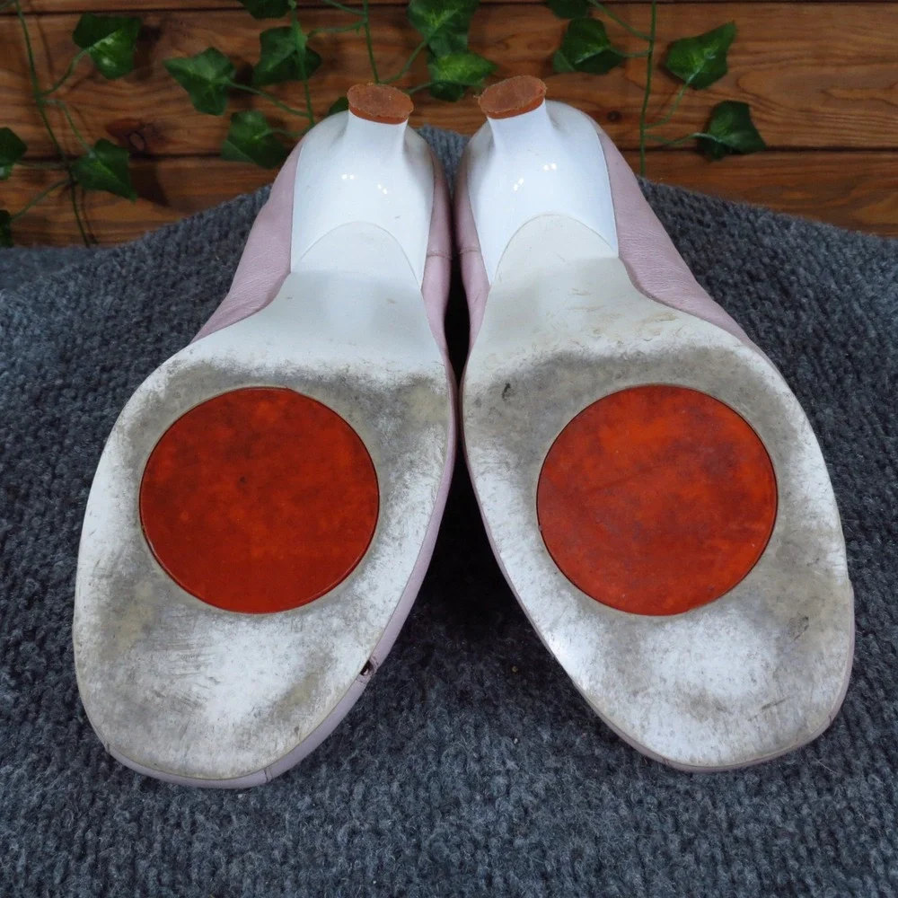Biviel Womens Mary Jane Pumps Size 40‎ Professional Dress Shoes Pink Leather